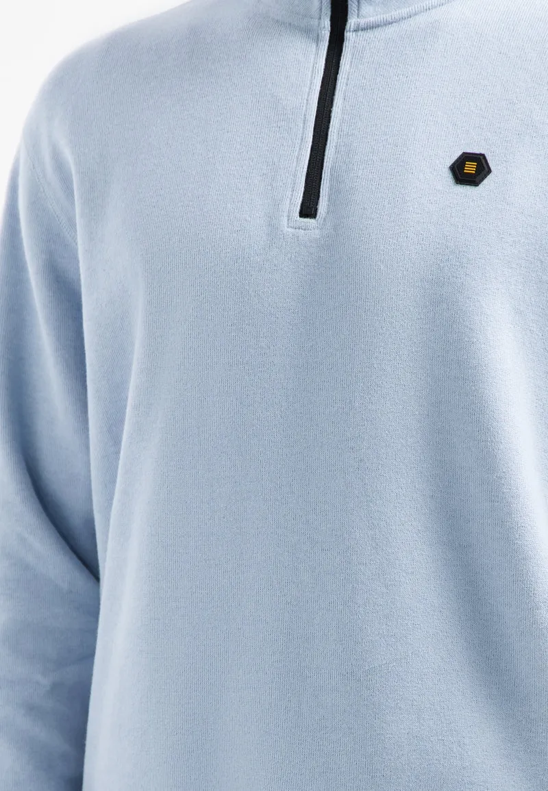 Sweater Half Zip Soft Rib Relaxed fit