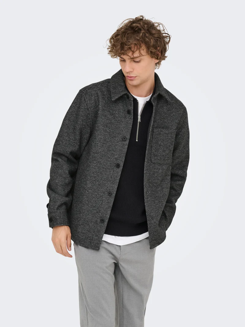 ONSMICAH TWILL OVERSHIRT FRML