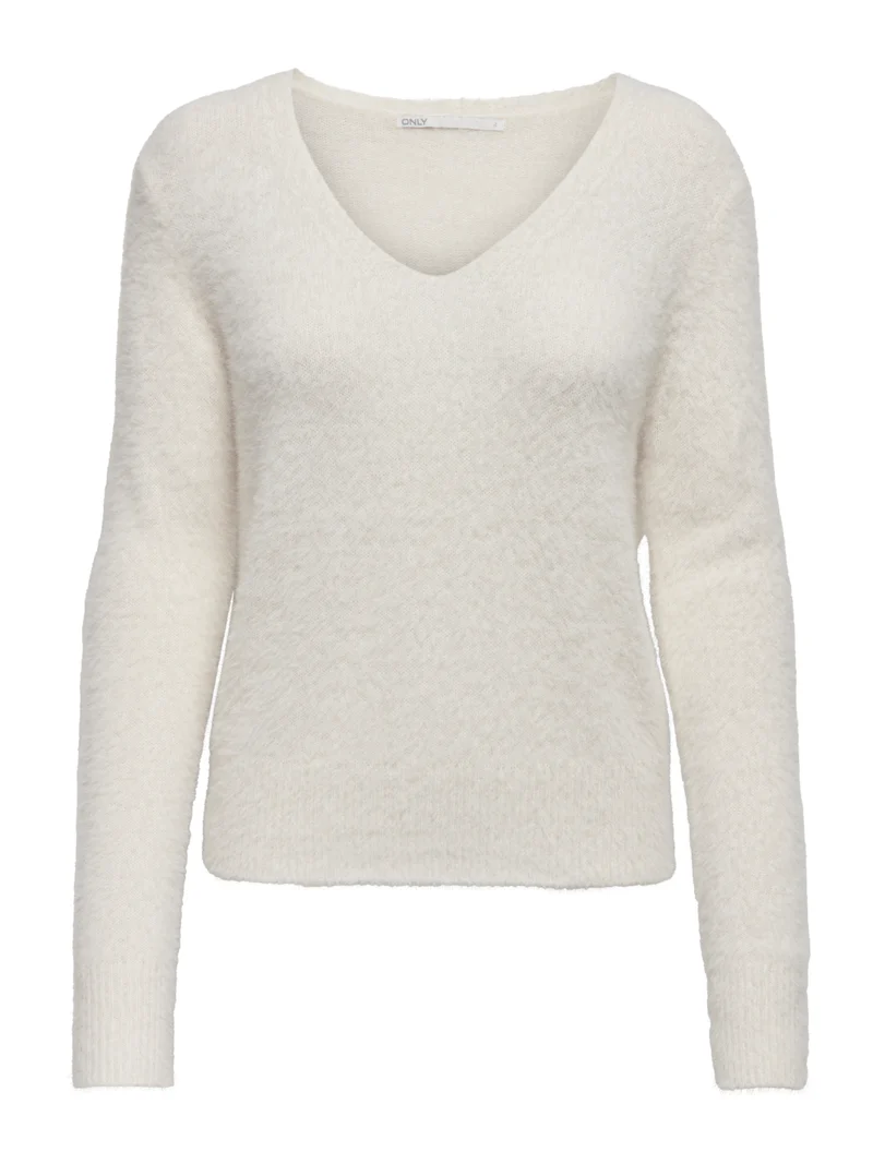 ONLELLA PIUMO LS V-NECK KNT