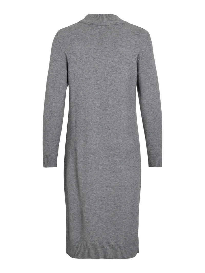 VIRIL CREW NECK L/S MIDI DRESS - NOOS