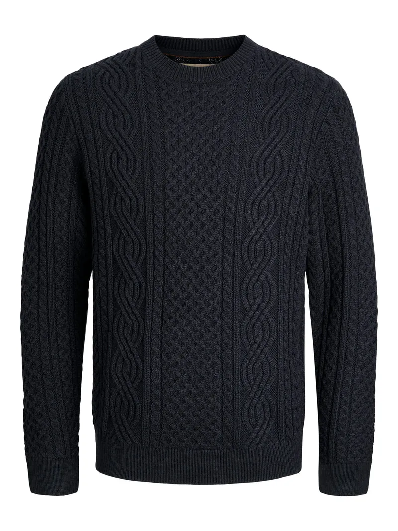 JPRBLUSEAN KNIT CABLE CREW NECK SN