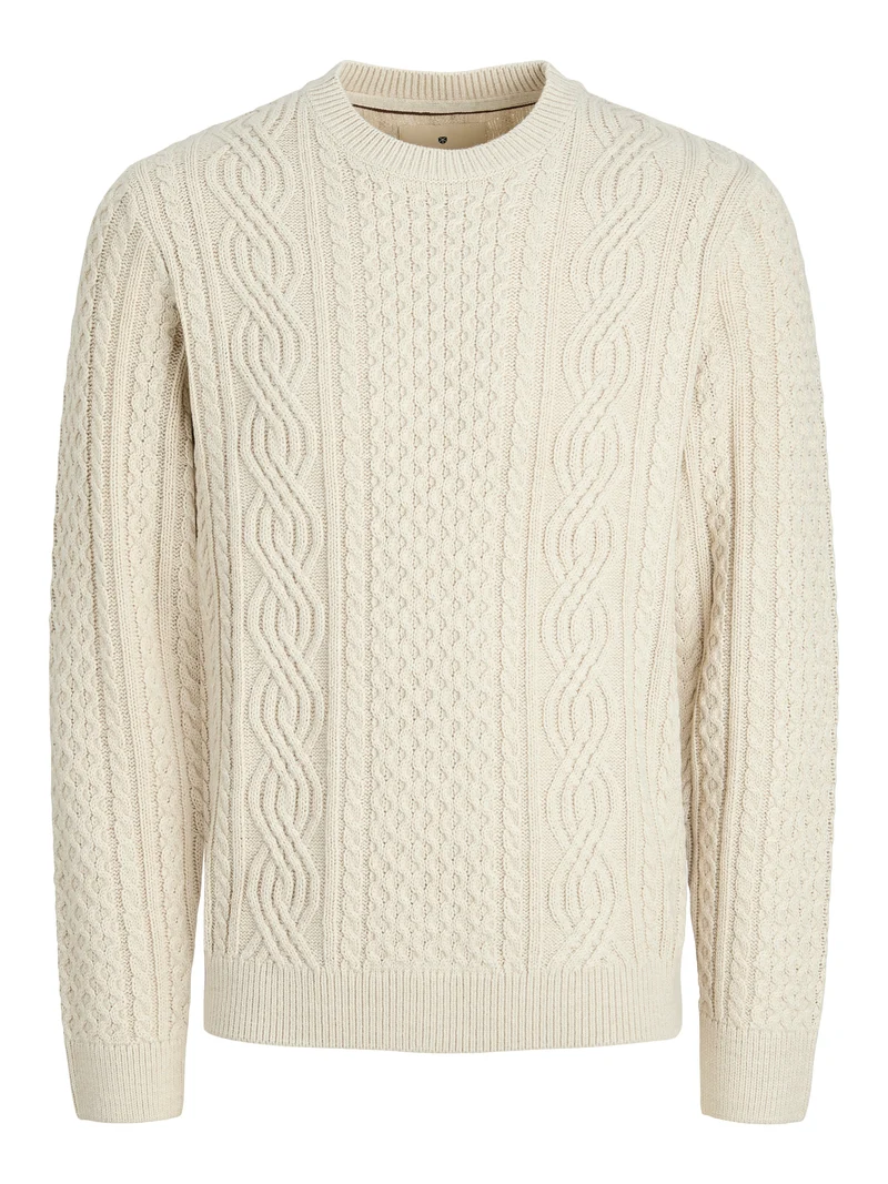 JPRBLUSEAN KNIT CABLE CREW NECK SN