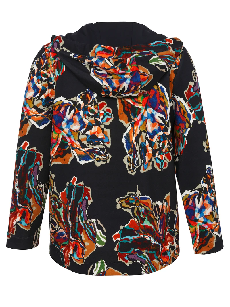 Sweatshirt Kapuze 1/1 Arm Druck