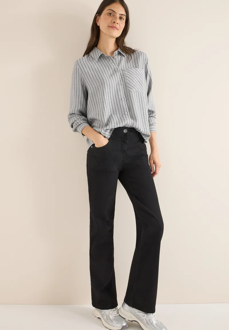 Streifen Flanell-Hemdbluse