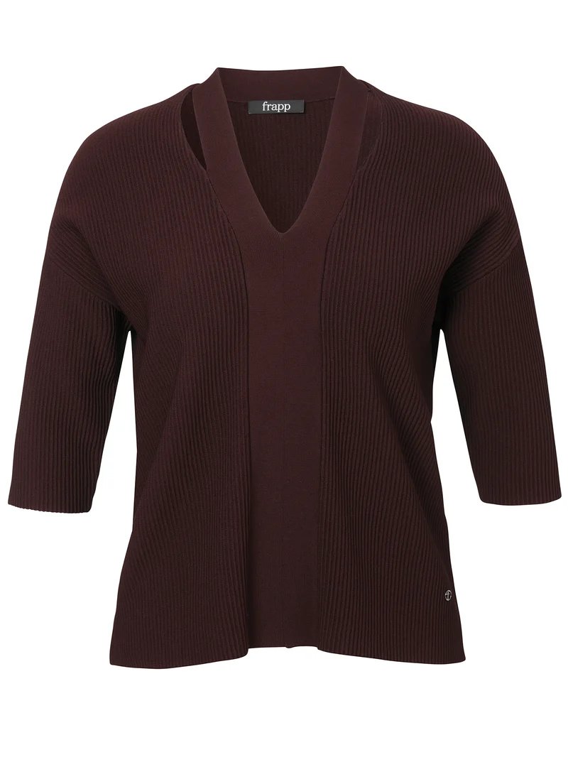 Pullover V-Ausschnitt 3/4 Arm