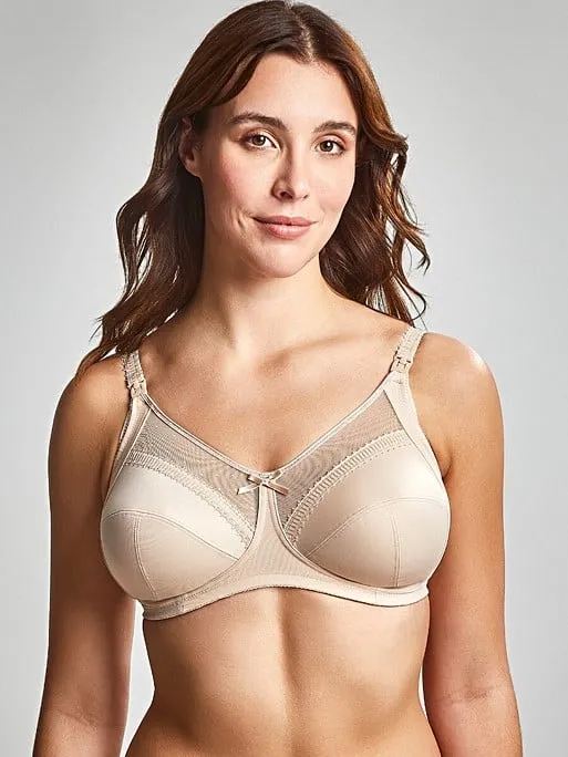 Royce – Charlotte Still-BH mit Vollschalen, ungepolstert, Beige