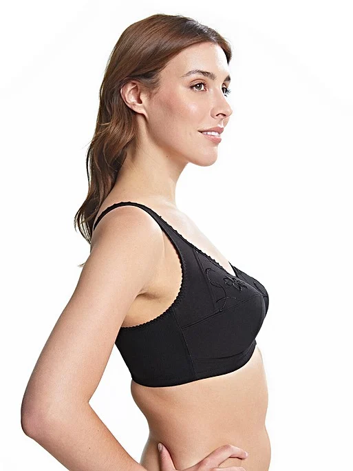 Royce - Grace Ungepolsterter Baumwoll-BH Schwarz
