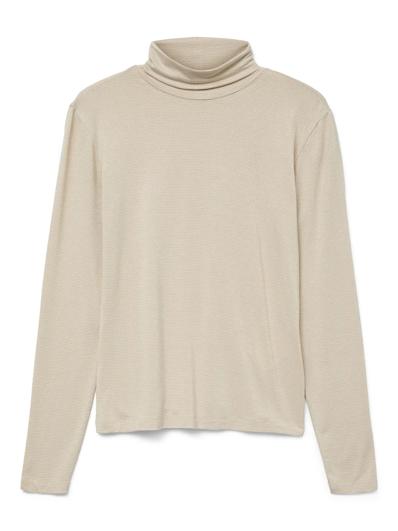 VMLAVA GLITTER LS HIGHNECK TOP NOOS