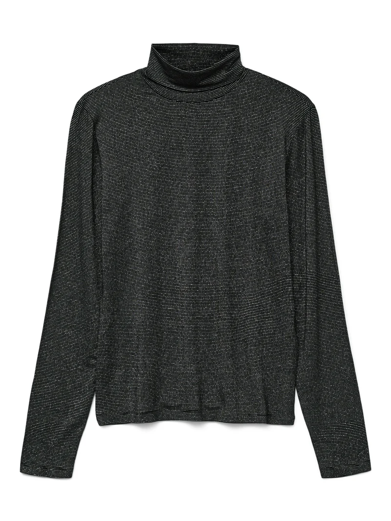 VMLAVA GLITTER LS HIGHNECK TOP NOOS