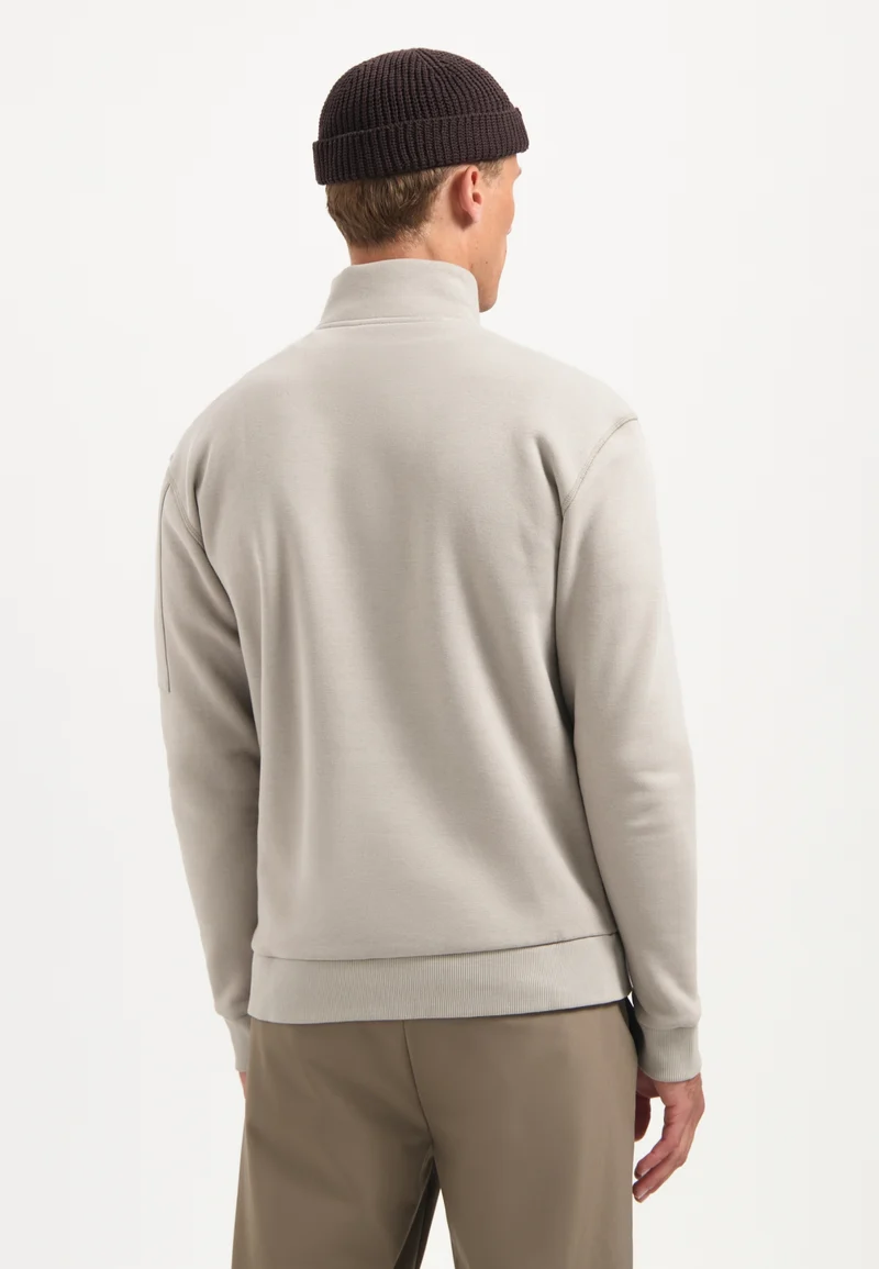 Sweater Half Zip Brushed