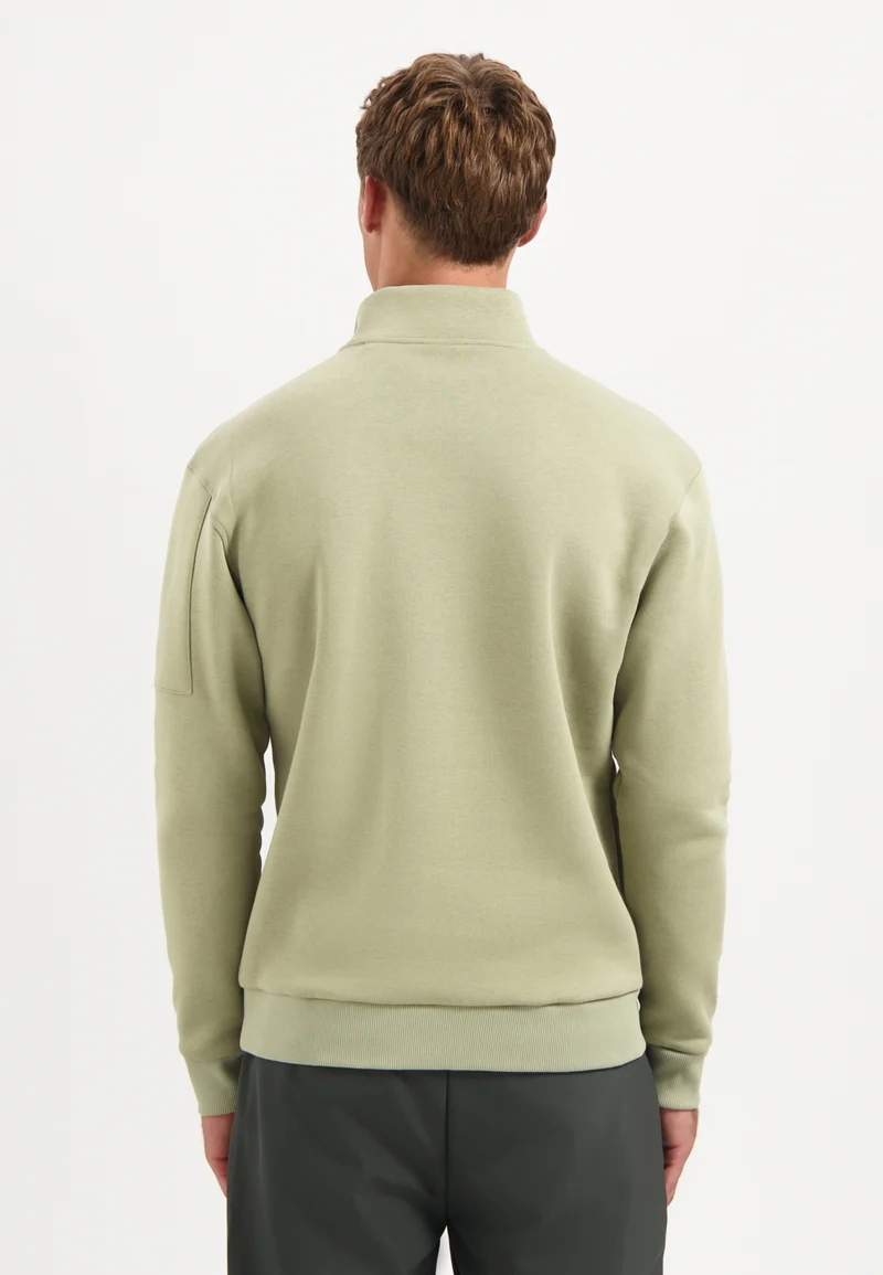 Sweater Half Zip Brushed