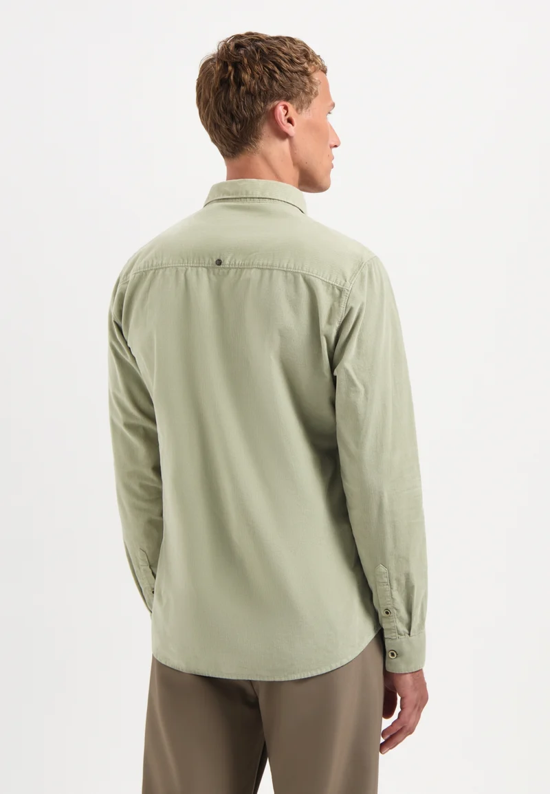 Shirt Solid Fine Herringbone