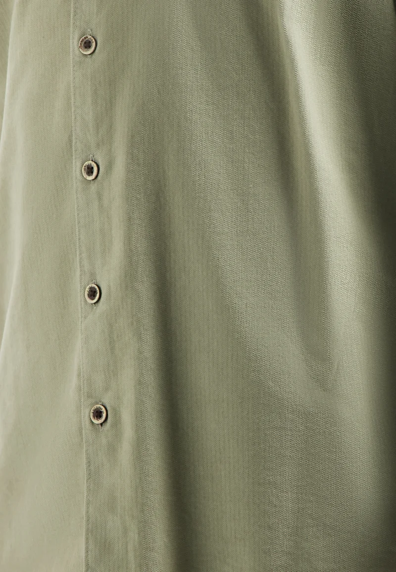 Shirt Solid Fine Herringbone
