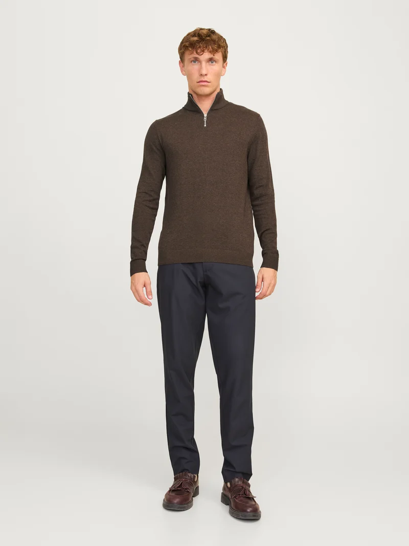JJEEMIL KNIT HALF ZIP NOOS