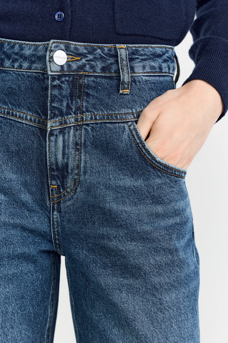 Slouchy Dark Blue Denim