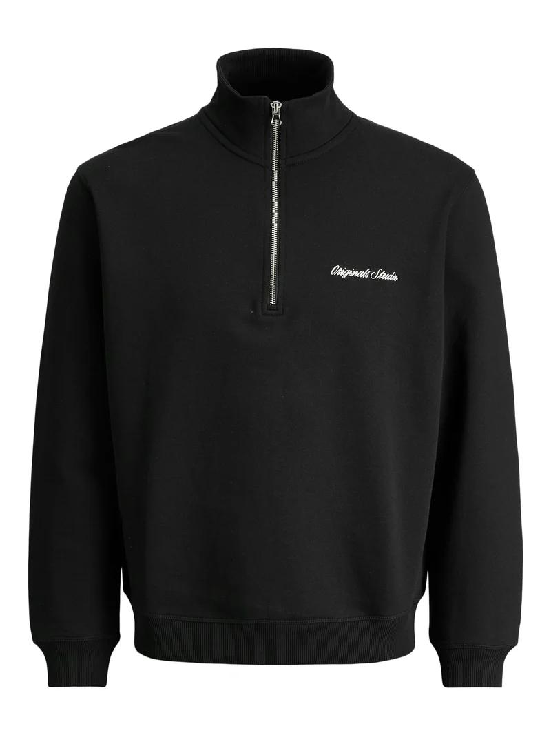 JORNORREBRO EMB SWEAT HIGH NECK SN