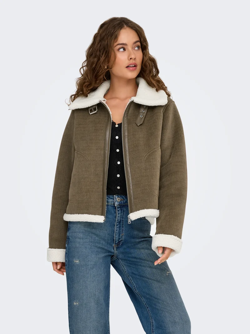 ONLKINGSTON CORD BOND JACKET CC OTW