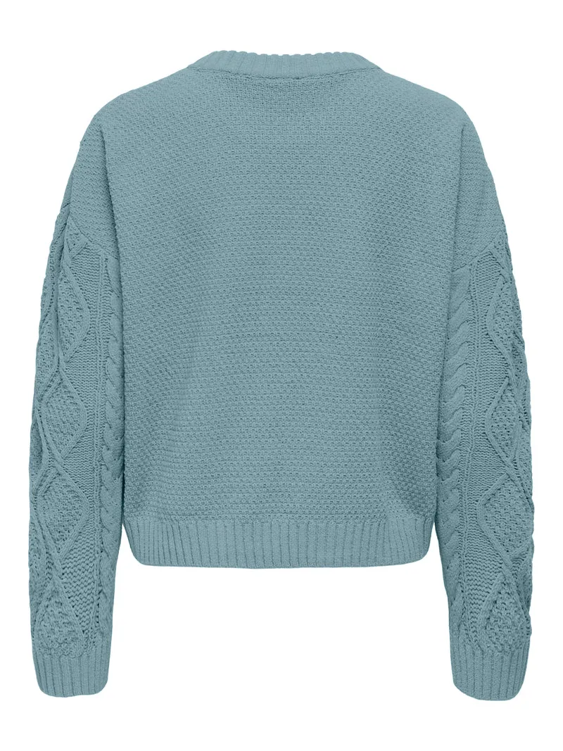 ONLELLY LIFE LS CABLE O-NECK CC KNT