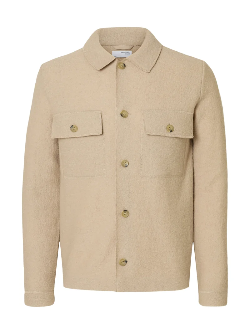 SLHNEALY LS KNIT WORKWEAR CARDIGAN NOOS