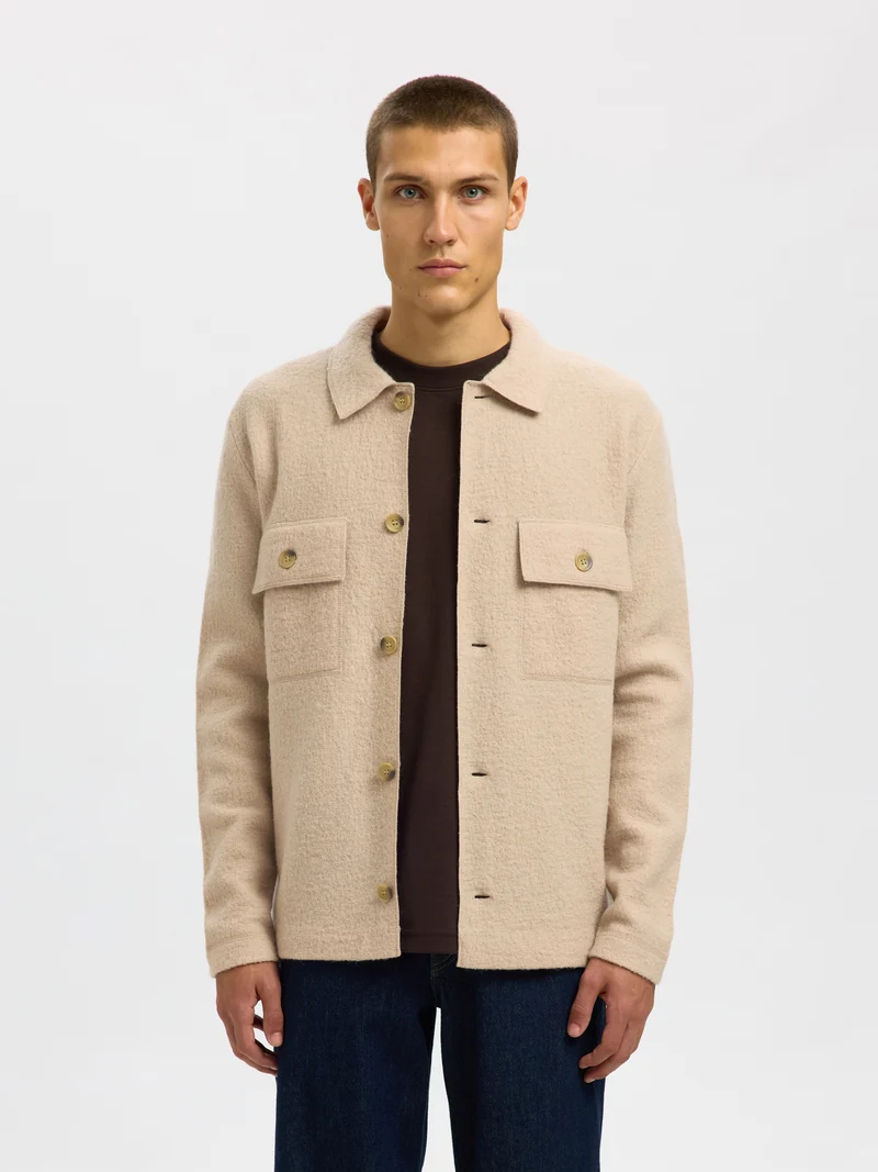 SLHNEALY LS KNIT WORKWEAR CARDIGAN NOOS