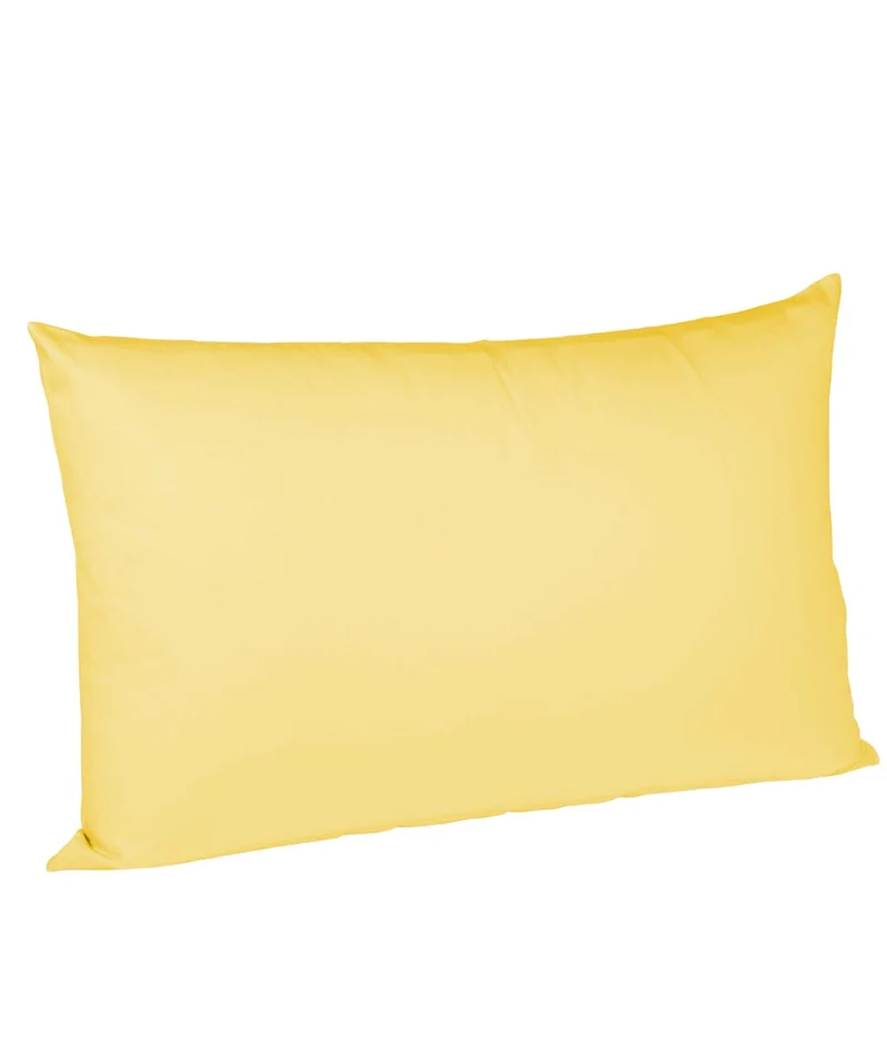 S-009100 | colours | fleuresse | Edler Kissenbezug aus Baumwollsatin | 2006 GELB | 100% Baumwolle | 4043202097665