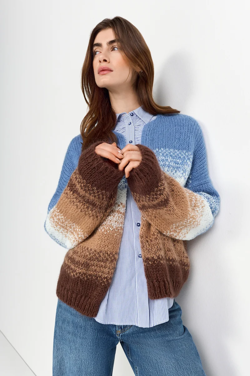 Colour Gradient Cardigan