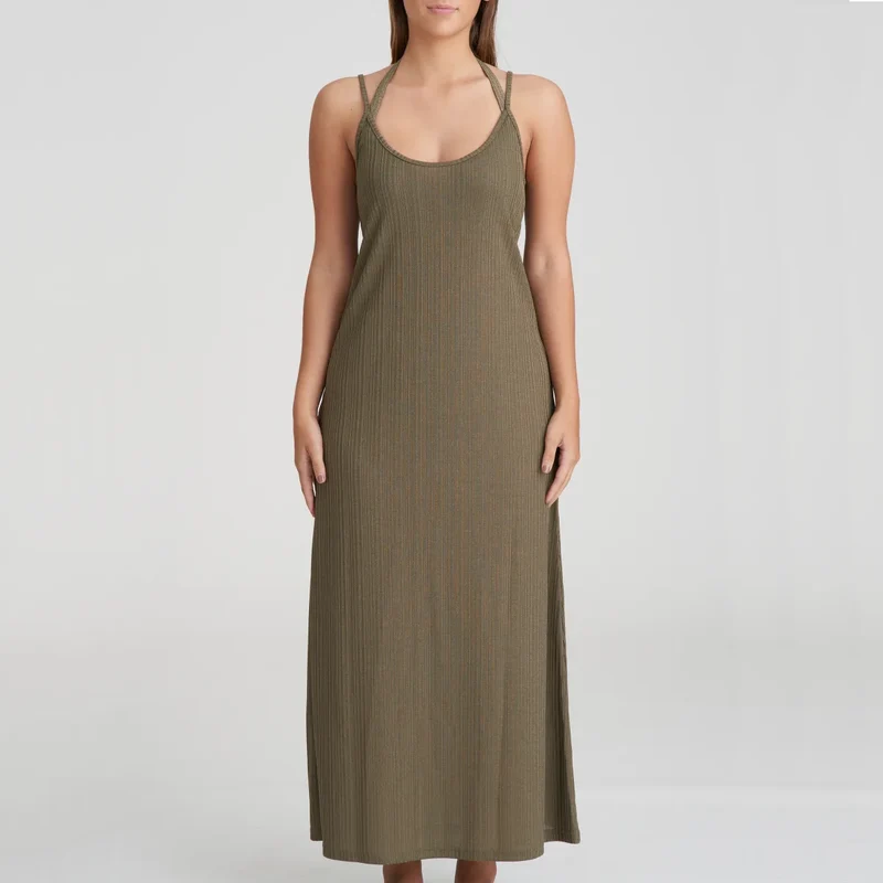 Marie Jo Bademode - Tinjis Bademode Kleid Long Golden Olive