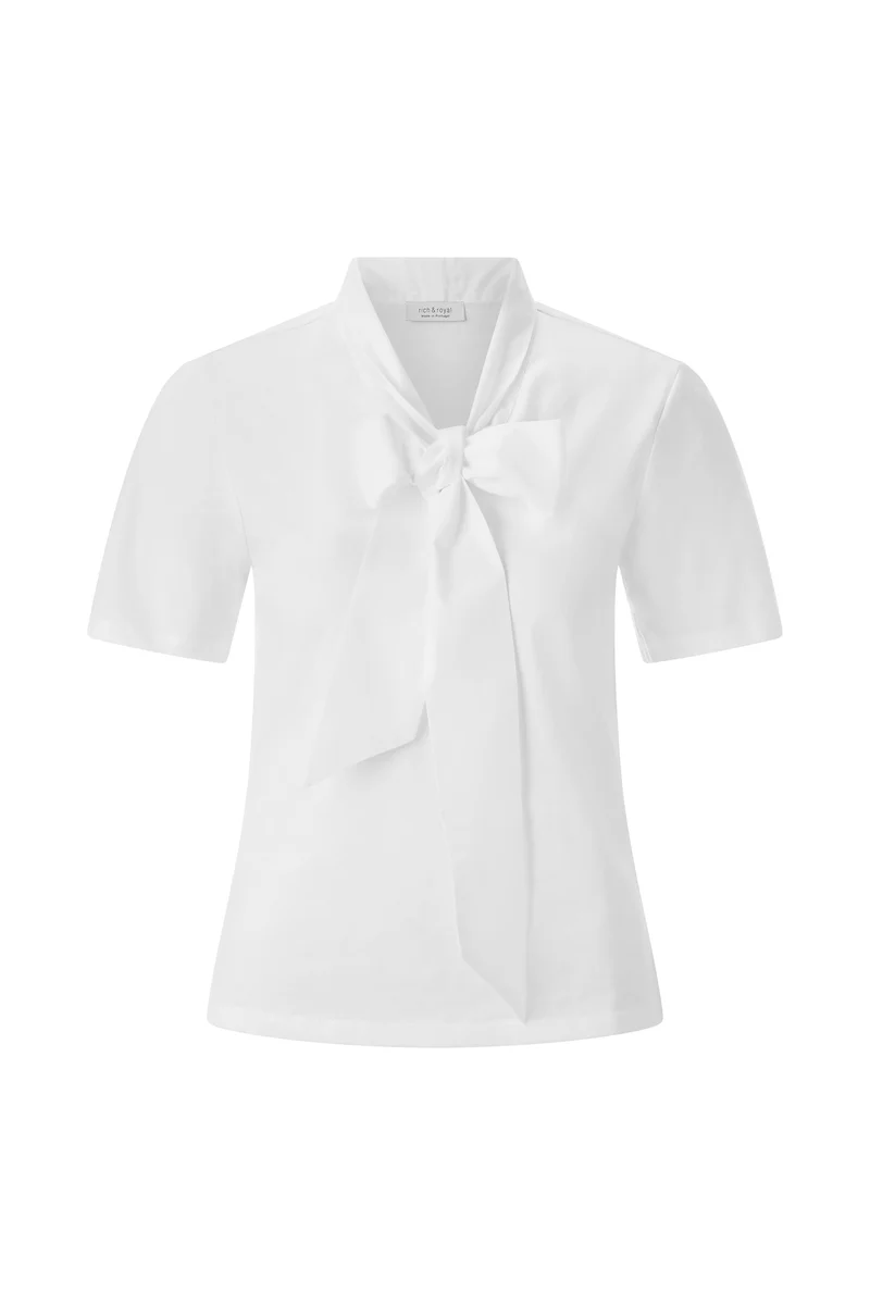 Mat Mix T-Shirt with Bow