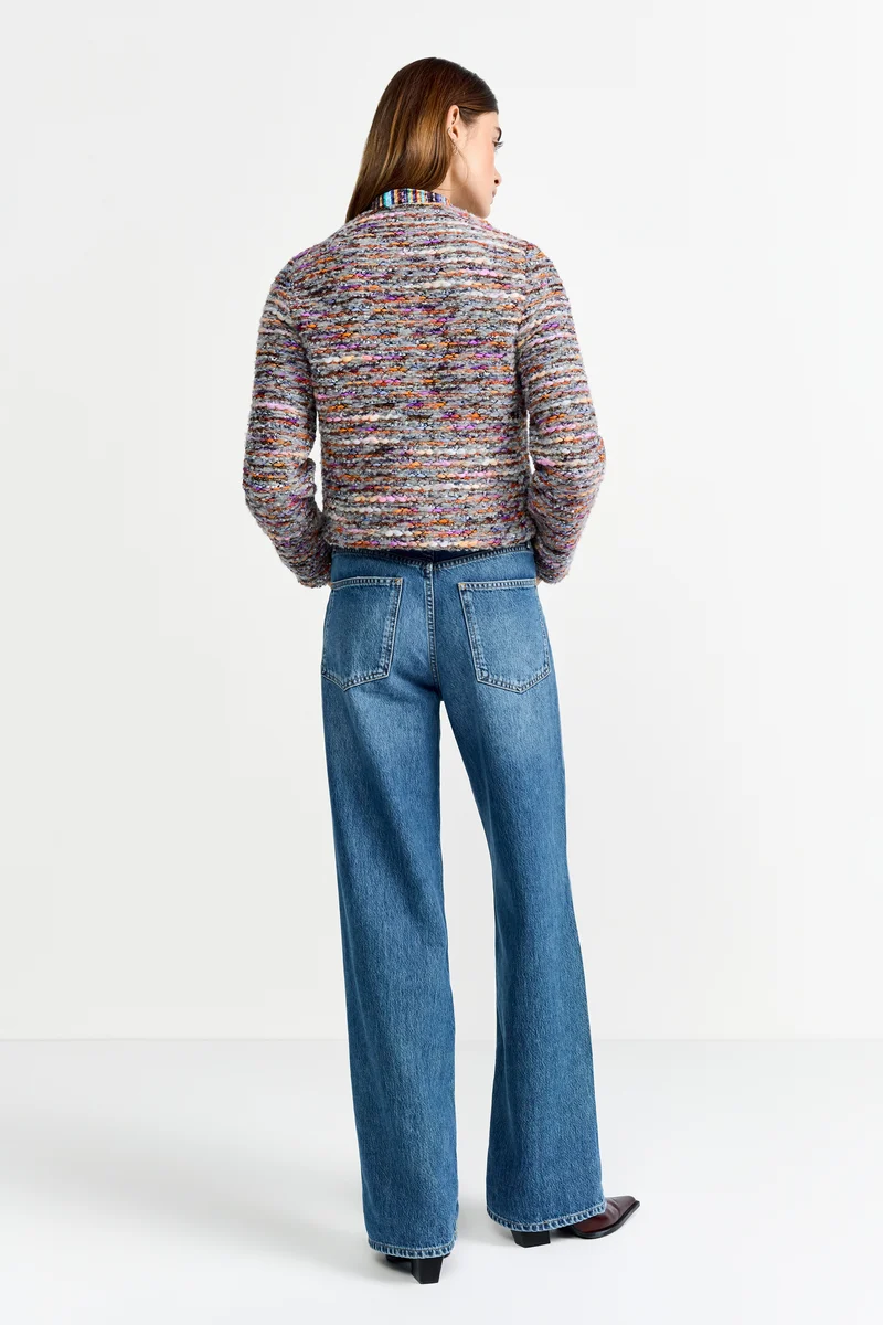 Hooded Bouclé Jacket
