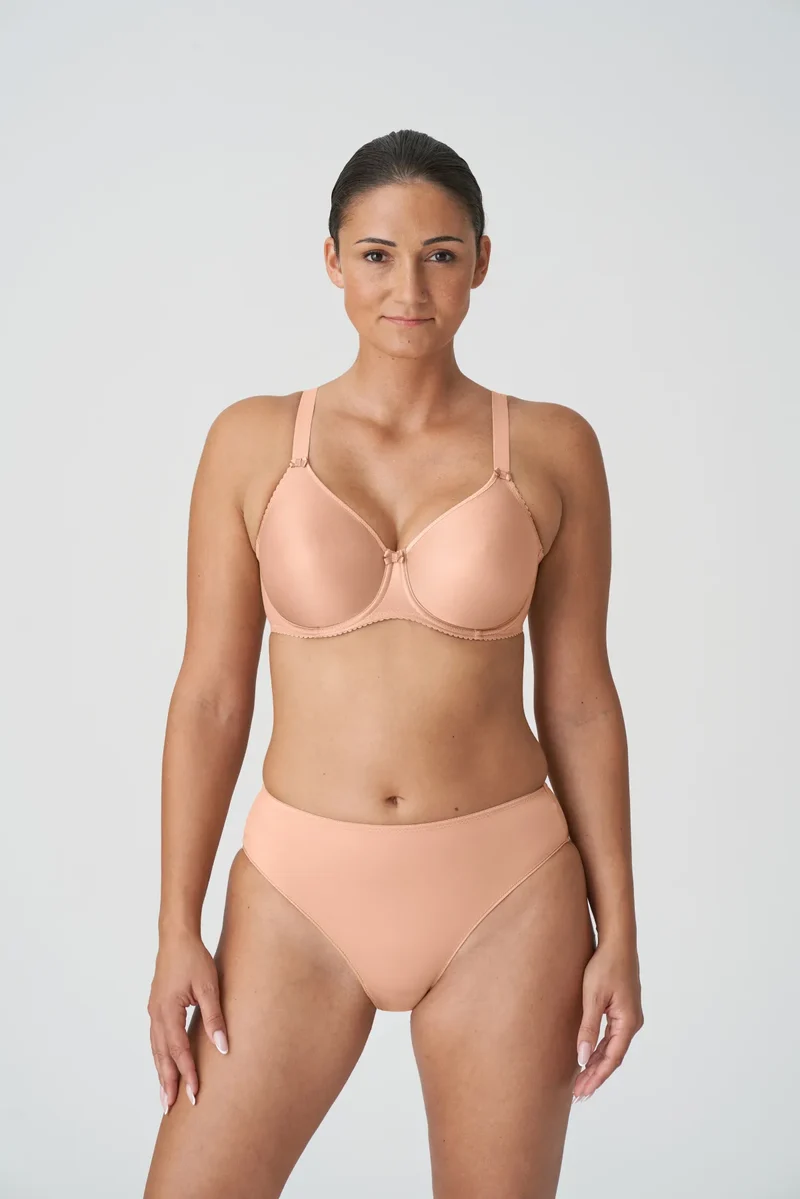Primadonna - Satin-Slip in Hellbraun