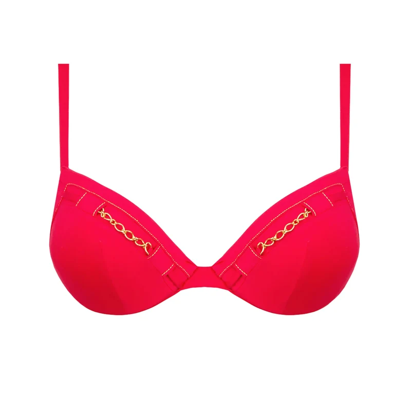 Lise Charmel Bademode - D'or Et De Chaines Progressive Padded Cup Framboise Or