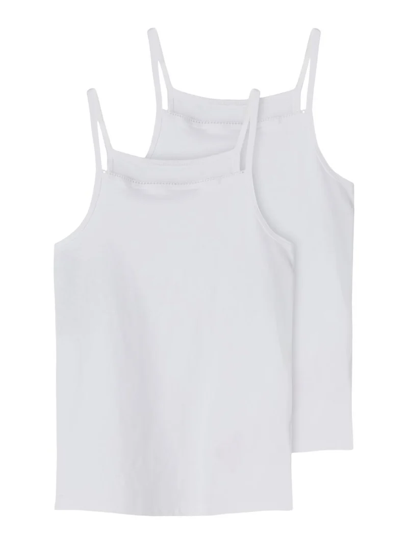 NKFSTRAP TOP 2P SOLID BRIGHT WHITE NOOS