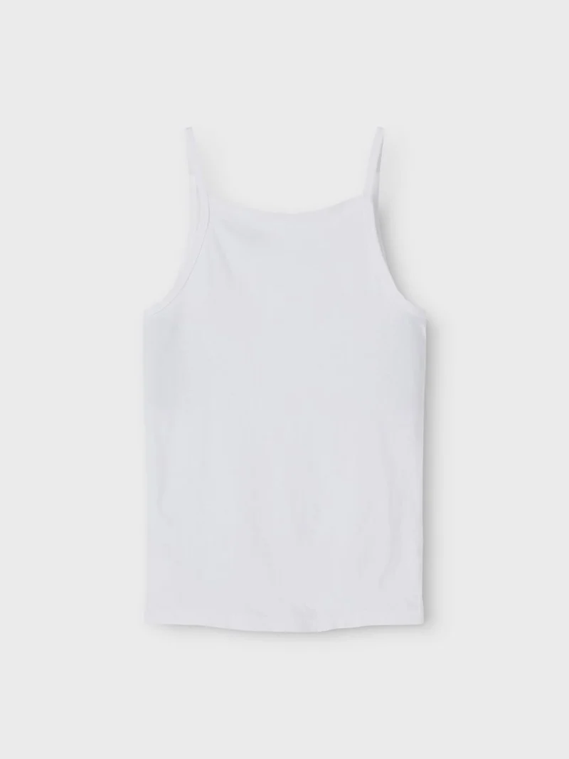 NKFSTRAP TOP 2P SOLID BRIGHT WHITE NOOS