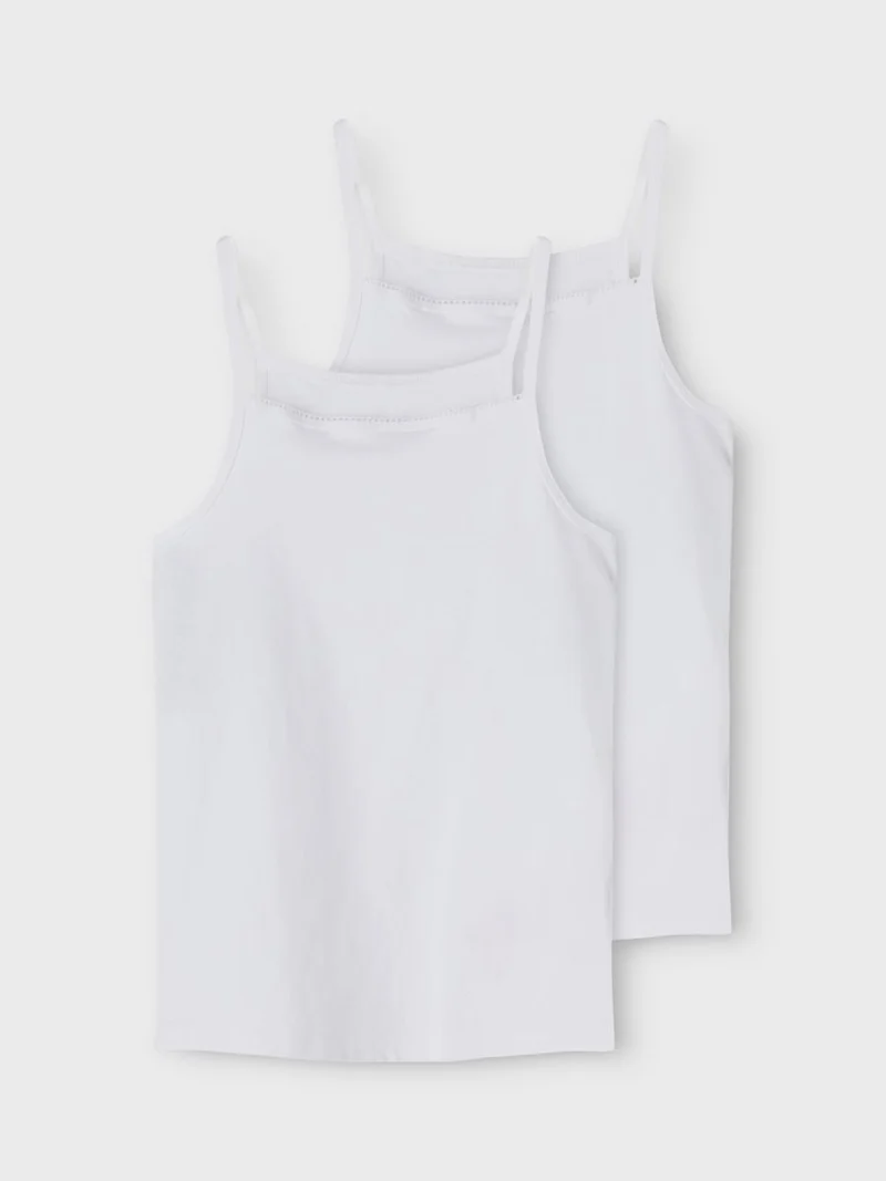 NKFSTRAP TOP 2P SOLID BRIGHT WHITE NOOS