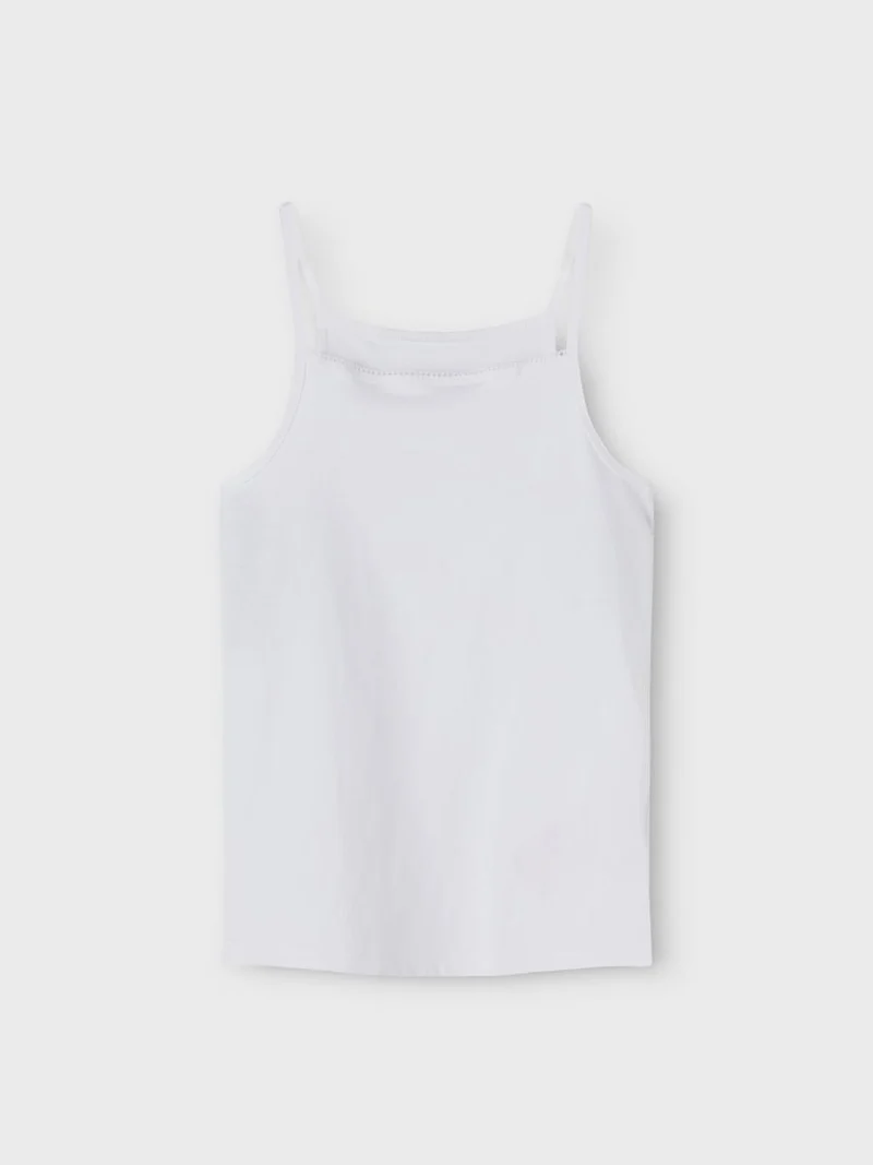 NKFSTRAP TOP 2P SOLID BRIGHT WHITE NOOS