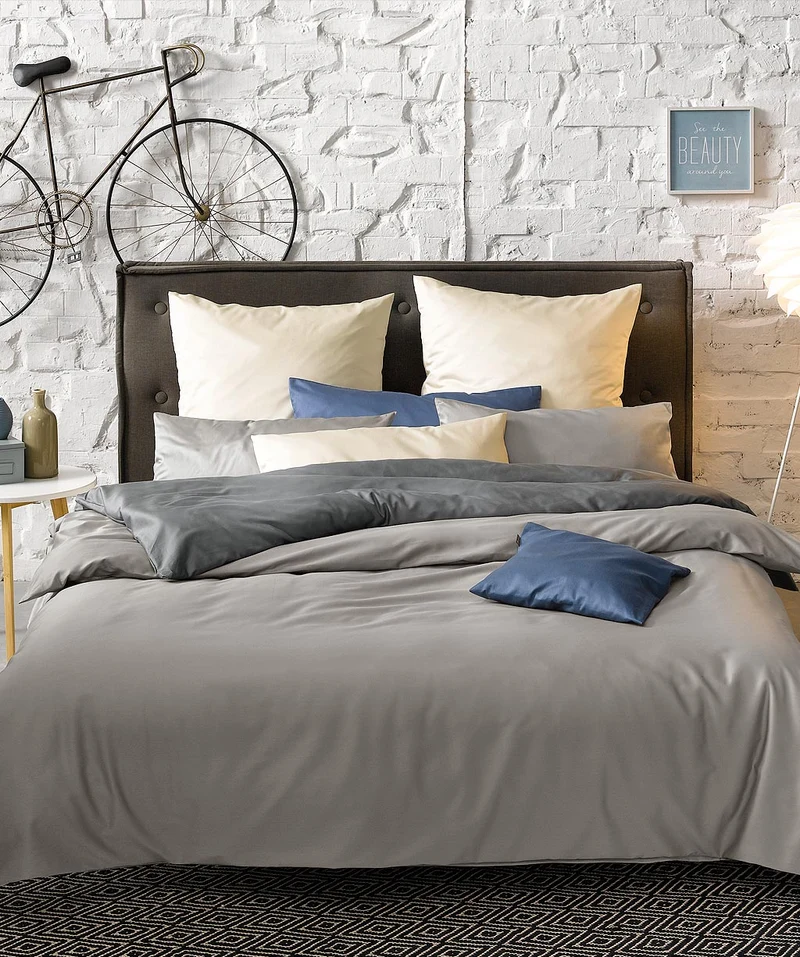 S-009100 | colours | fleuresse | Einfarbige Kissenhülle aus Baumwolle | 6062 LAVENDEL | 100% Baumwolle | 4043202285086