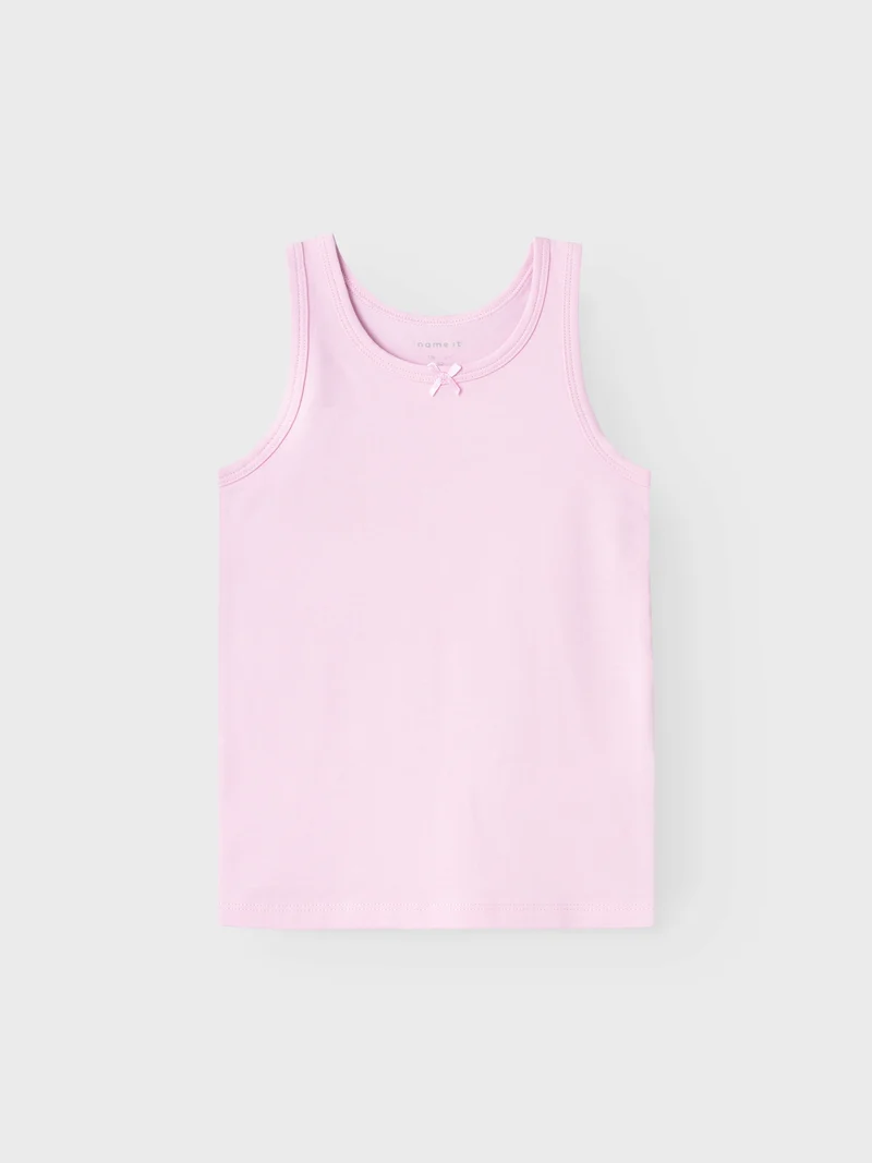 NMFTANK TOP 2P PINK HEARTS NOOS