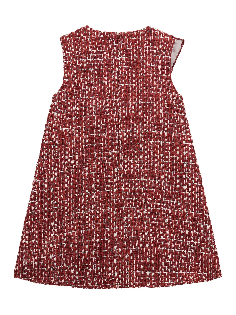 TWEED SL A LINE DRESS