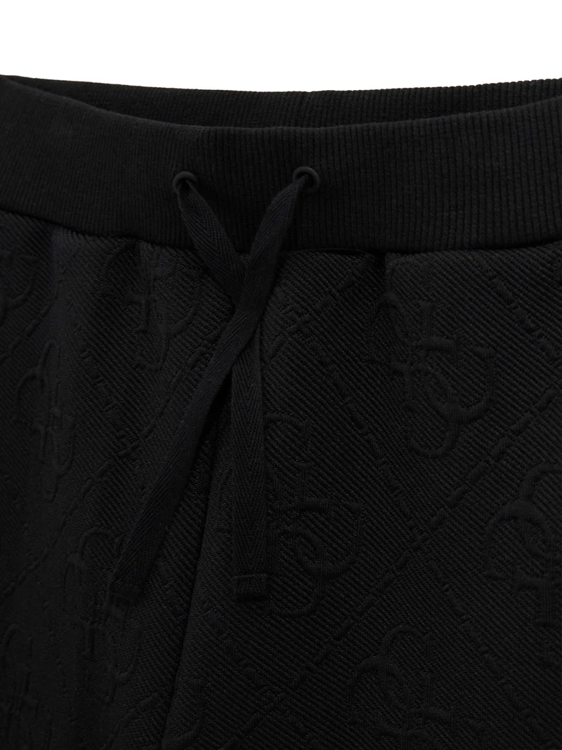 JACQUARD RELAXED PALAZZO PANTS