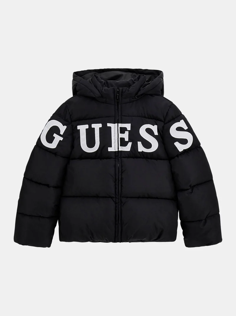 HOODED PADDED LS PUFFER W/ZIP
