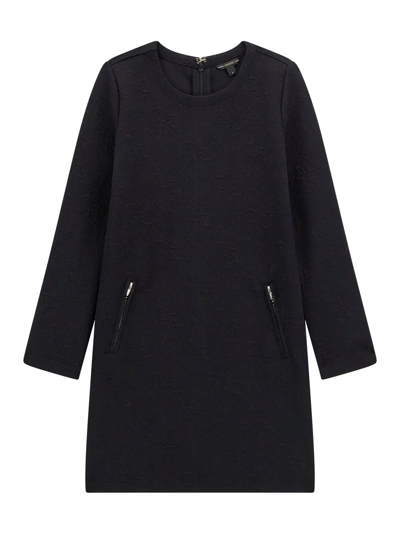 JACQUARD LS DRESS