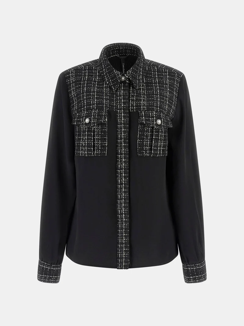 SANDRA MIX TWEED SHIRT