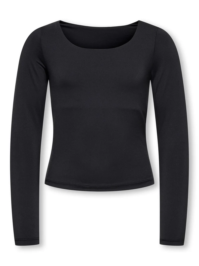 KOGEA L/S 2-WAYS FIT TOP CS JRS NOOS