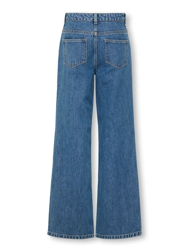 KOGJUICY HW WIDE LEG COLLEGE JEANS DNM