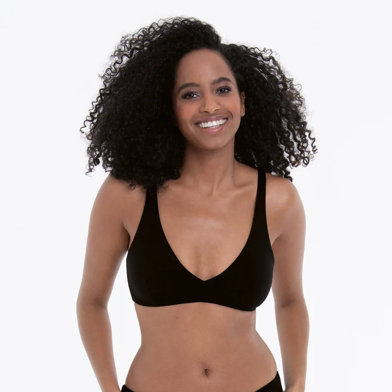 Rosa Faia Bademode – Pure Bikini Top Schwarz