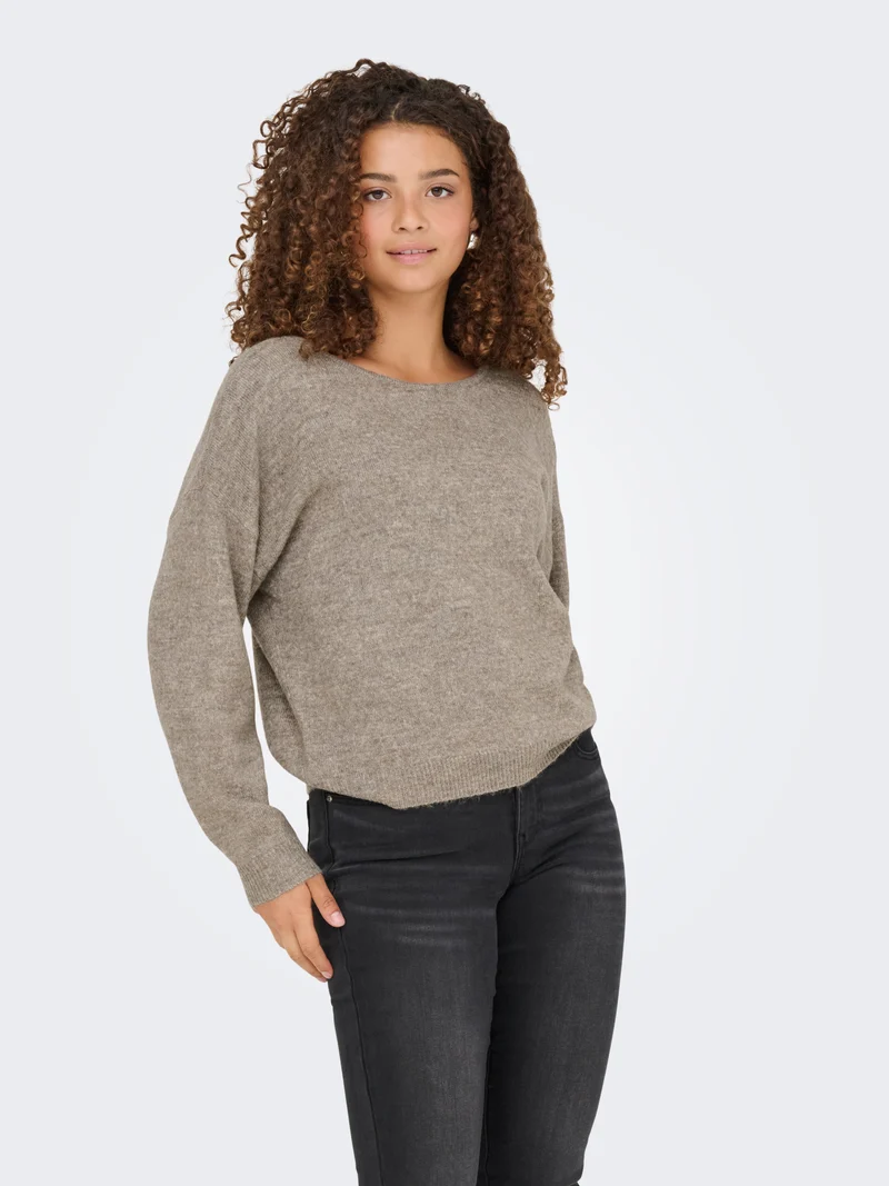 ONLADELE LS LACE MIX O-NECK CC KNT