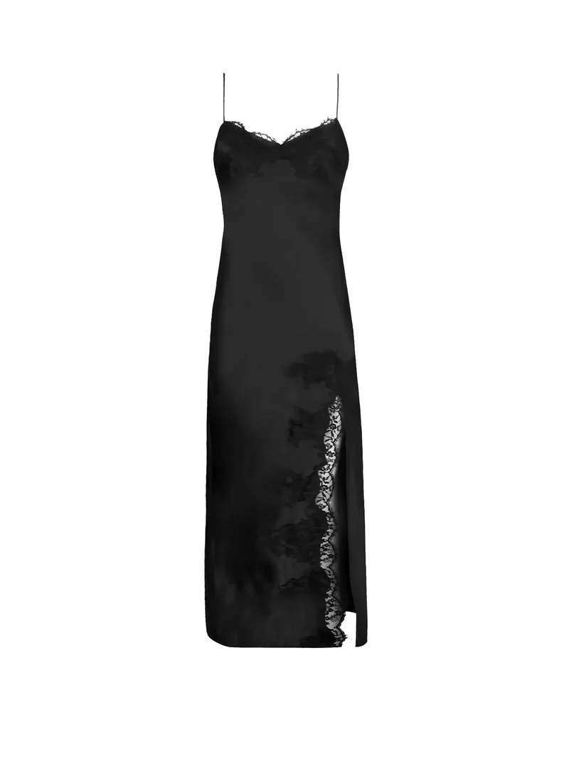 Lise Charmel – Splendeur Soie Long Nighty Noir