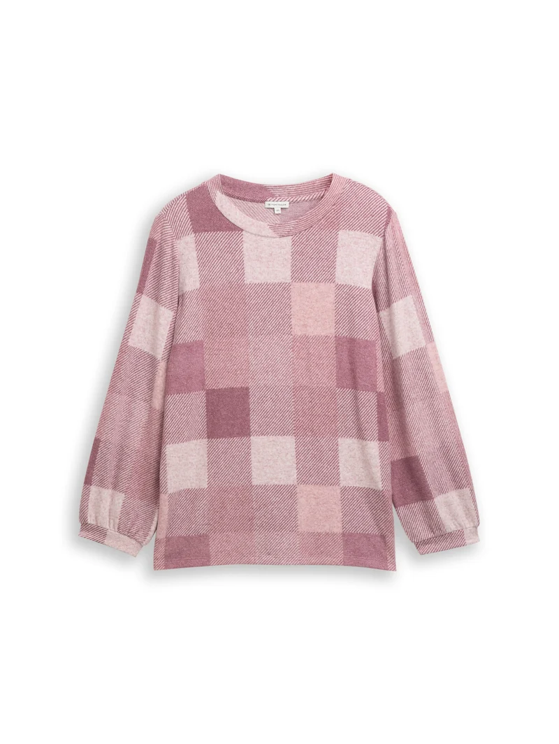 Plus Size - Langarmshirt mit Muster