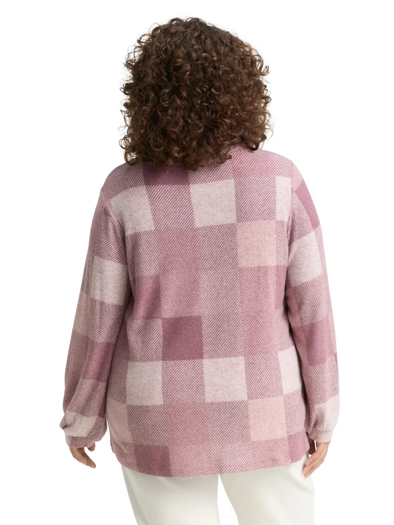 Plus Size - Langarmshirt mit Muster