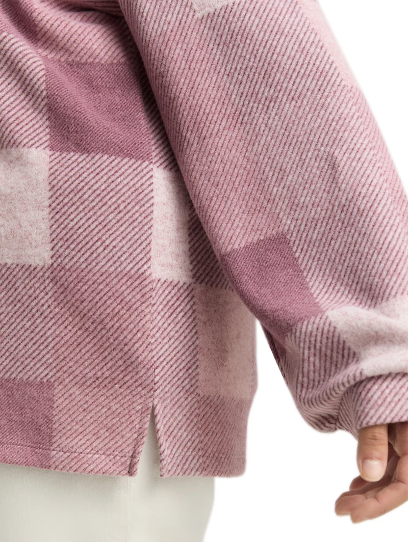 Plus Size - Langarmshirt mit Muster